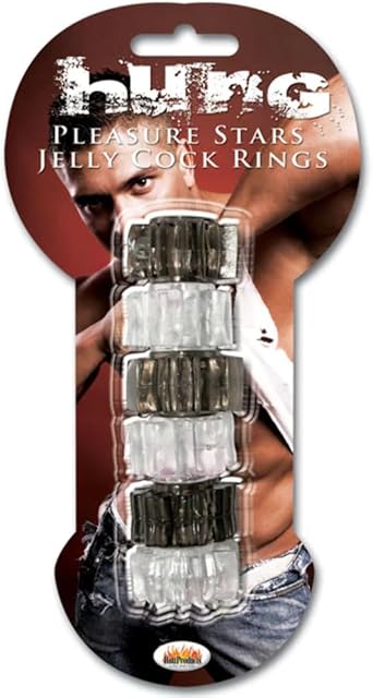 Hung Pleasure Stars Jelly Cock Rings