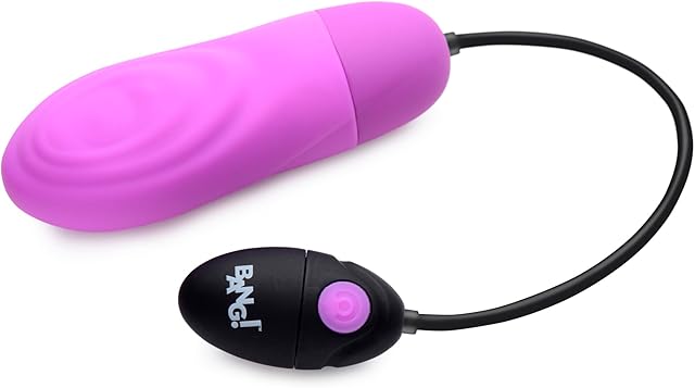 Bang! 7X Pulsing Rechargeable Silicone Bullet for Beginners, Women & Couples. Silky Smooth Feel. 7 Pulsing Patterns. USB Rechargeable. Waterproof. 2 Pieces, Purple.