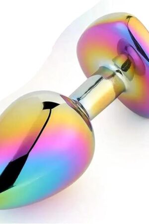 Anal Butt Plug Anal Plug Heart 3 Sizes Stainless Steel Crystal Anal Plug Removable Butt Plug Masturbator Anal Sex Toys Dildo