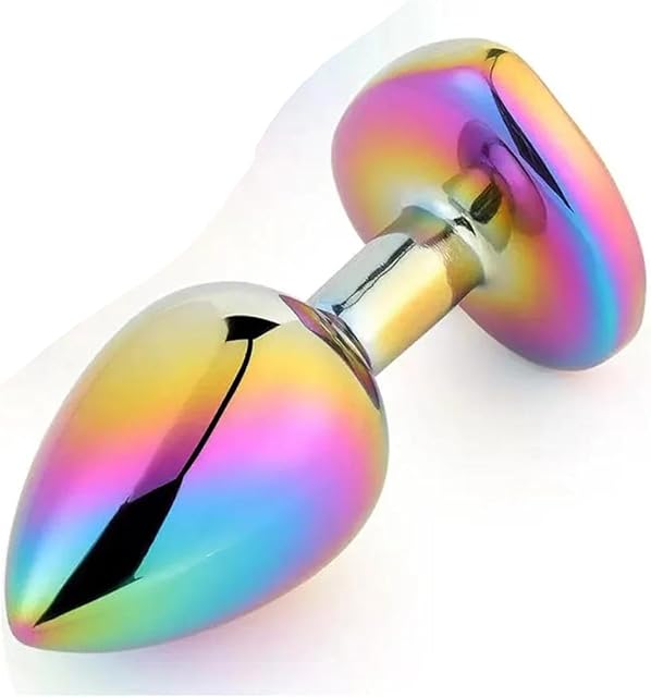 Anal Butt Plug Anal Plug Heart 3 Sizes Stainless Steel Crystal Anal Plug Removable Butt Plug Masturbator Anal Sex Toys Dildo