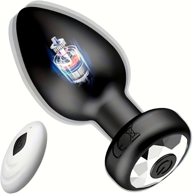 Anal Plug Vibrating Sex Toy - Butt Plug Vibrating Anal Toys for Men, Wireless Remote Control with 10 Frequency Vibration, Small Butt Plugs for Female Male Prostate Massage