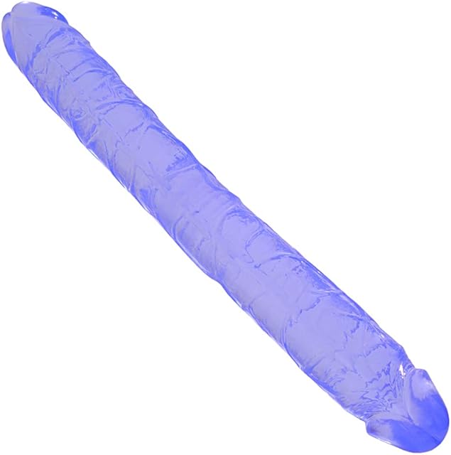Double-Ended Dildo Flexible Realistic Jelly Dildos Dong for Anal Play G-spot Stimulator Sex Toys for Women Lesbians,15inch