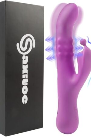 Vibrator Rabbit Vibrators, Sexual Stimulation Device for Women, Sex Toys with Expansion Function Wand and Finger Vibrator, Adult Toy for Couples Female Sex Toys and G Spot Vibrator