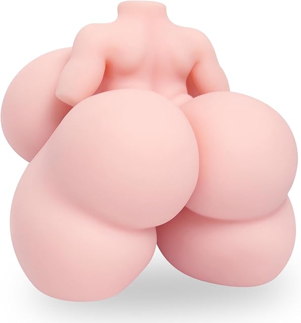 21 LBS BBW Sex Doll, Small Mini Pocket Pussy Male Sex Toys with Big Fat Boobs and Ass, Love Doll Torso Adult Sex Dolls with 3D Realistic Textured Vagina for Men Masturbation