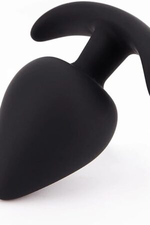 4 Sizes Anal Plug Mini Silicone Wearable Butt Plug Stimulator Smaller Anal Sex Toys for Men Women Anus G Spot Massage Dildo(M)