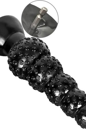 Bumps Dildo with Electric Drill Adapters G-Spot Intense Stimulation Drill Auto Spinning DIY Drill Sex Machine Adult Sex Toys for Vaginal PlayE