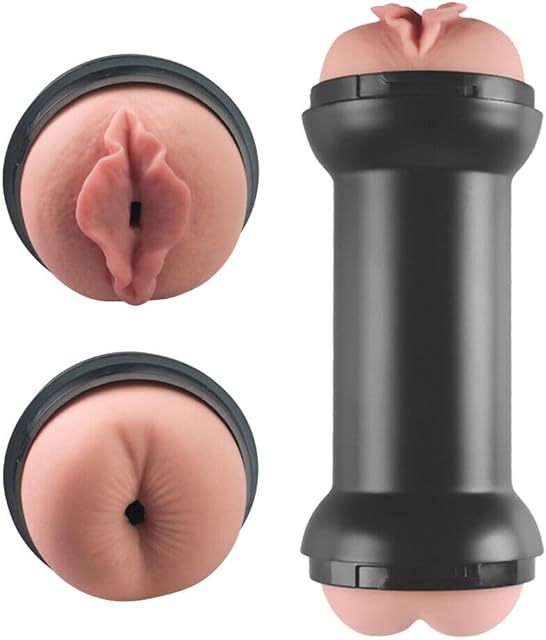 Honeypleasures Blowjob Double Sided Male Masturbator Pussy and Anal for Men Penis Exerciser Stroker Pocket Pussy