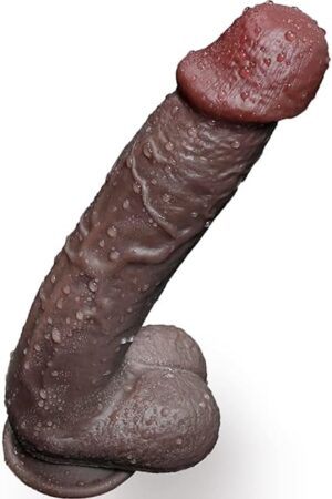 9'' Huge Realistic Dildo,Dual Density Liquid Silicone Giant Monster Penis with Strong Suction Cup for Women Vaginal and Anal Orgasm,G Spot Big Size Cock Anal Adult Sex Toys.&