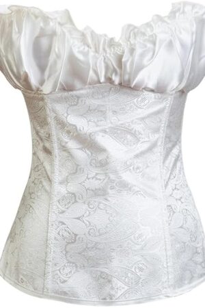 Women's Heavy Duty Corset Double Steel Boned Waist Trainer Corsets Underbust Body Shaper