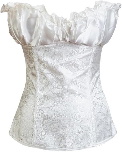 Women's Heavy Duty Corset Double Steel Boned Waist Trainer Corsets Underbust Body Shaper