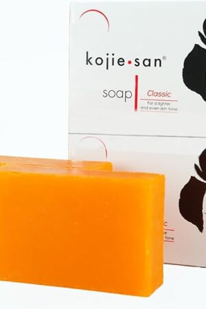 Kojie San Skin and Body Brightening Soap - Original Kojic Acid, Dark Spot Remover Bar Soap with Glycerin & Tea Tree Oil - 65g x 2 Bars
