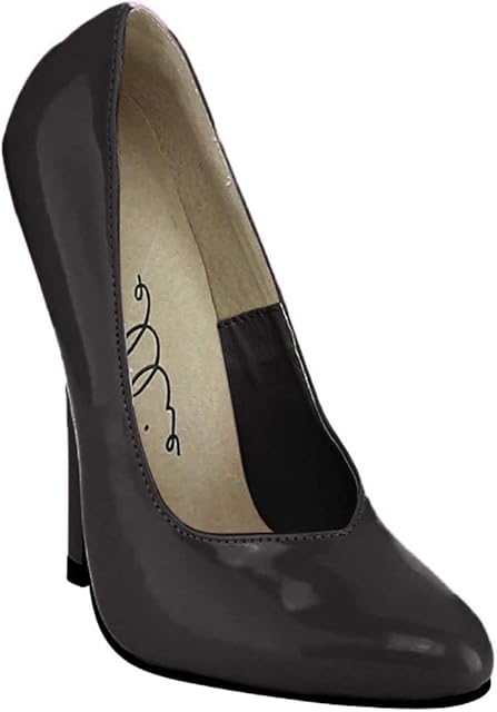 Women's 6 Inch Heel Fetish Pump (Black;8)