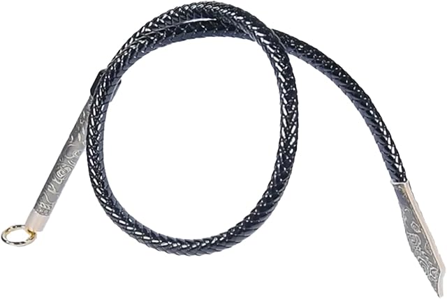 Leather Sex Whips BDSM Props Braided Spanking Paddle Whip Bondage Gear & Accessories Adult Sexy Toys (Black)