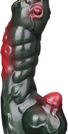 Length 9.1 "Wide 1.8" Alien Animal Penis Biological Dildo, Strong Vibration Motor stimulates G spot Anal Clitoris, Silicone Monster Large Dildo Male and Female Fantasy Penis