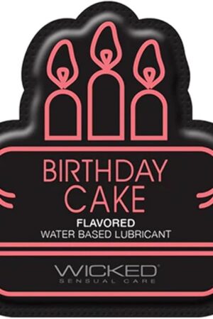 Wicked Sensual Care Water Based Lubricant - 1 oz Birthday Cake