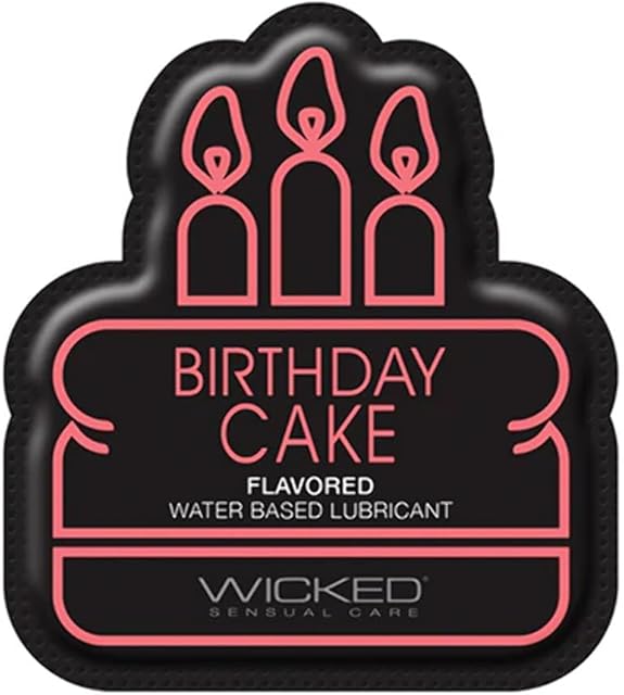 Wicked Sensual Care Water Based Lubricant - 1 oz Birthday Cake