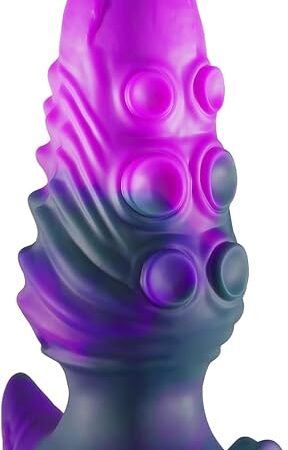 ferch Large Silicone Tentacle Butt Plug for Long-Term Wear, Monster Tentacle AnalDildo for Training, Huge Prostate Massager Wearable Anal Stretcher Fantasy Toy for Men and Women (85in)