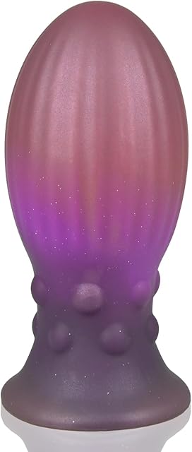 FST Silicone Butt Plug Soft Anal Plug Anal Dilator Fantasy Anal Dildo with Powerful Suction Cup Wearable Anal Masturbator for Prostate Stimulation Adult Sex Toys for Women Men Anus Masturbation (L)