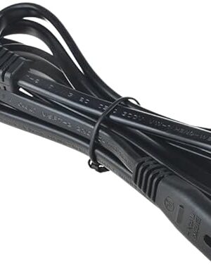 6ft UL 2 Prong AC Power Cord Compatible with MERACH MR-2441 Mini Vibration Plate MR-2478 Vibration Plate Exercise Machine Mini Vibrating Plate Machine AC Charging Cord