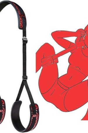 BDSM Bondage Kit Adult Restraints Sex Toys, Neck to Wrist Adjustable Bondage Gear & Accessories, Behind Back Handcuffs Collar with Blindfold Bed Straps Restraints Sex Ropes for Couples Sweater F1