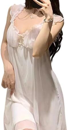 Women's ice silk camisole dress cosplay print Japanese girlish style kawaii lingerie
