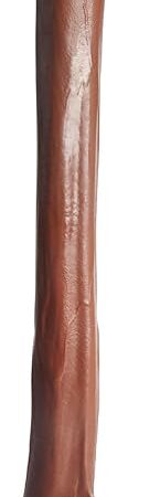21.6 Inch Extra Long Dildo Realistic with Strong Suction Cup,Double Layers Flexible Giant Dildo with Small Glans for Deepest Sex,Large Massive Huge Sex Toys for Women Men Gay