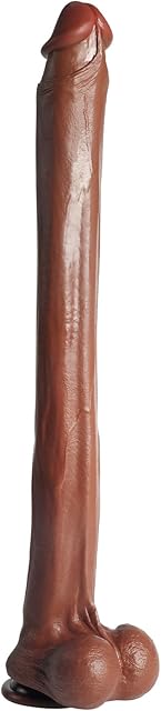 21.6 Inch Extra Long Dildo Realistic with Strong Suction Cup,Double Layers Flexible Giant Dildo with Small Glans for Deepest Sex,Large Massive Huge Sex Toys for Women Men Gay