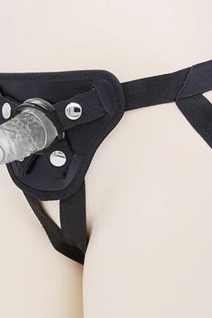 Adjustable Strap On Dildo Harness Universal Adult Sex Toy O-Rings Suction Cup Dildo Compatible Harness Leather Soft Ring Belt for Male