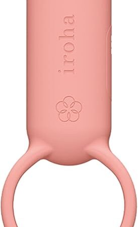 iroha SVR, Smart Vibe Ring, Rechargable Couple's Vibrator, Coral Pink