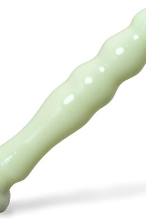 Dildo 3D Printed LeLuv Smoothie 7 inch Length Slim Width Glow in The Dark