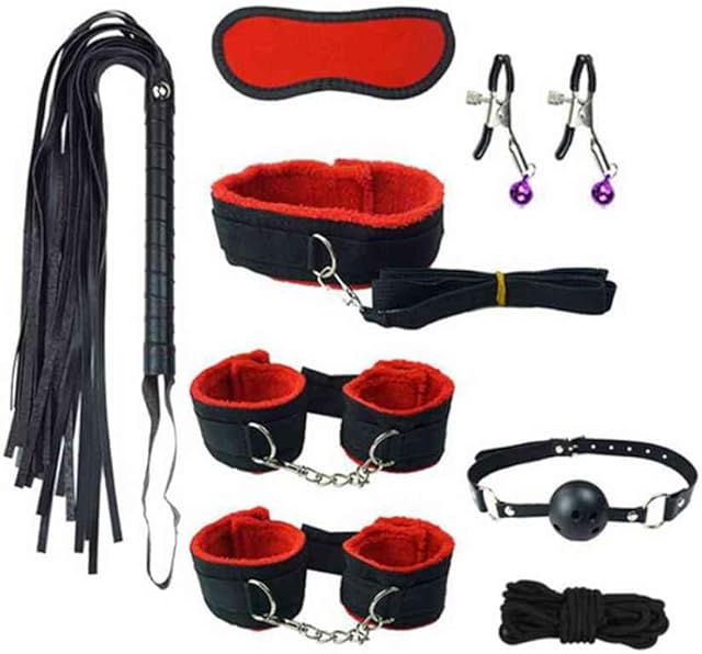 Bed Restraints Kit for Under King Bed Straps Restraint Ropes & Lanyards Adult Play BDSM Sex Bondage Kit,Sex Bed Restraints Bondage Gear & Accessories for Adult Couples Kinky Sexy Gift Sets Sweater