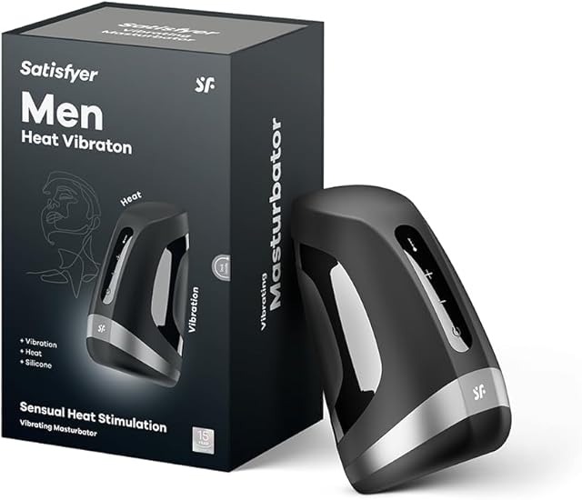Heat Vibration | Masturbator | Vibrator | 11 Vibration Programs | Innovative Warming Function | Waterproof (IPX7) | Rechargeable Battery | Skin-Friendly Silicone