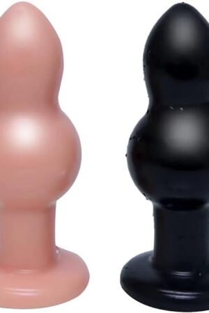 Generic New Huge Anal Plug Large ButtPlug Anal Dildo Ass Plug Masturbator Anal Beads Vaginal Stimulation Dilator Sex Toys for Woman Men(Black XL)
