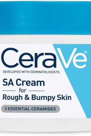 CeraVe Moisturizing Cream with Salicylic Acid, Exfoliating Body Cream with Lactic & Hyaluronic Acid, Niacinamide, and Ceramides, Fragrance Free & Allergy Tested, 12 Ounce