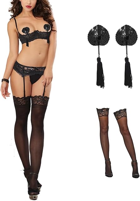 Women Sexy Lingerie Push Up Half Cup Bra Mini Plaid Skirt Babydoll Cosplay Costume Role Party Outfit Naughty Uniform
