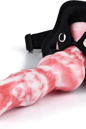 “ Dani The Knotty”NNSX Classic Fandom Dildo, 18.5cm insertable Realistic Silicone Sex Toys,Sexual Novelty for Adult Masturbation and Anal Penetration (Strap-on)