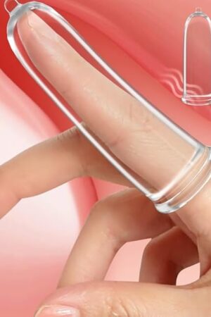 2pcs Transparent Finger Condoms,Adult Finger Sleeves?G-Spot Clitoral Vagina Anal Nipple Stimulation?Sex Toys for Adults Women Men Couples