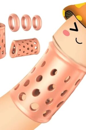 EndoH Foreskin Sleeve Resistance Ring Penis Ring Penis Enhancer Male Pennis Girth Sleeves Penis Sleeves Cock Sleeves Delay Lock fine Ring Sex Toys Thickening Sleeve Cook Pump for Men Erection, Flesh