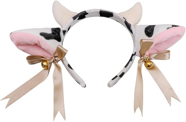 Womens Anime Cow Bikini Cosplay Lingerie Lolita Kawaii Bra and Panty Set Japanese Underwear Cow Stocking