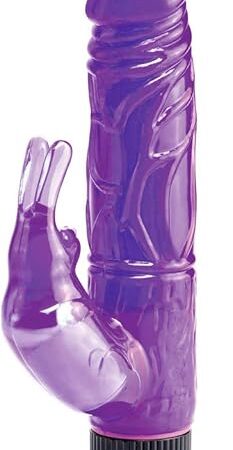Waterproof Wall Bangers Deluxe Bunny Vibe 8.25 Inch Purple