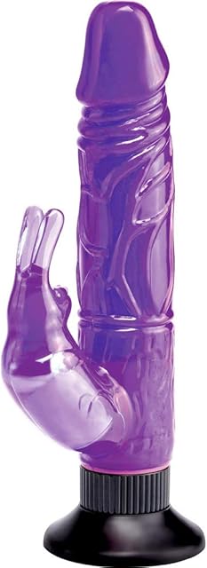 Waterproof Wall Bangers Deluxe Bunny Vibe 8.25 Inch Purple