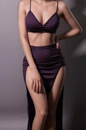 Full Body Sex Doll Adult Sexy Women with Soft Feel Jelly Breast and Butts Full Size Sex Doll, Lifelike TPE Silicone Sex Dolls Built-in EVO Joints, Wheat Skin 5.2Ft