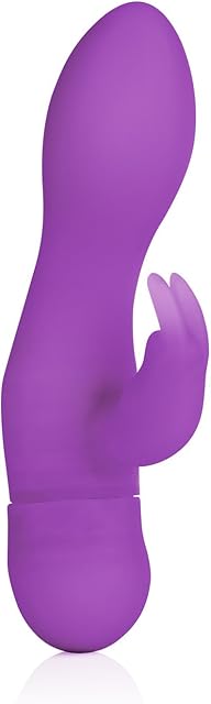 CalExotics Silicone One Touch Jack Rabbit ? 10 Function Waterproof Vibrator - Adult Sex Toys for Couples - Clitoral G Spot Massager - Purple