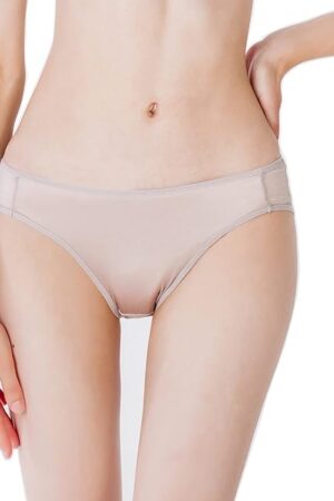 Women's Silk Spandex Panty Briefs Travel Hipster Bikini Underwear Breathable Underpants