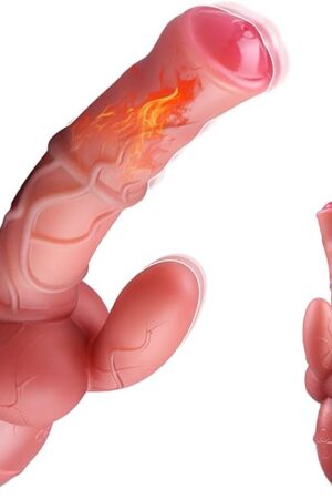 846" Thick Horse Heater Dildo Huge Monster Animal's Adult Toys,IPX6 Waterproof Silicone Anal Dildos with Strong 10 Powerful Modes,Stimulate G-spot Vaginal Massager Masturbation for Women Pleasure