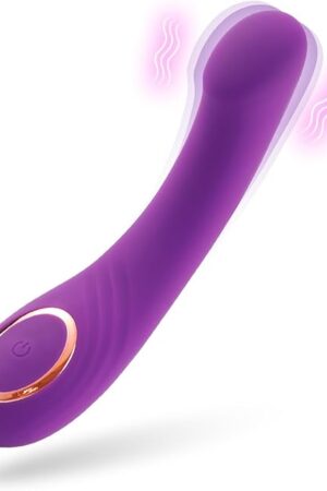 G Spot Vibrator with 12 Powerful Vibrating Modes for Deep Penetration, Soft Silicone Vibrating Dildo Massager for Clitoral and Anal Stimulation, Adult Sex Toys for Women and Couples
