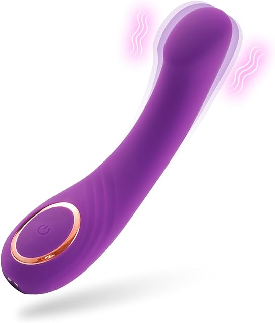 G Spot Vibrator with 12 Powerful Vibrating Modes for Deep Penetration, Soft Silicone Vibrating Dildo Massager for Clitoral and Anal Stimulation, Adult Sex Toys for Women and Couples