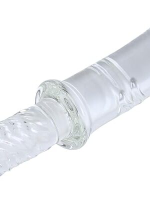 11.4" Large Clear Glass Dildo Crystal Penis G-Spot Stimulator Pleasure Wand Female Masturbator Sex Toy for Women