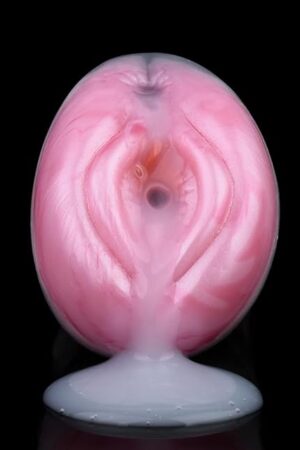 6.49" Dolphins Male Masturbators Realistic W-Shaped Pocket Pussy Silicone Men Halobios Masturbator Toy, Silicone Male Masturbation Sleeve Soft Men Masturbator Sucking Toy