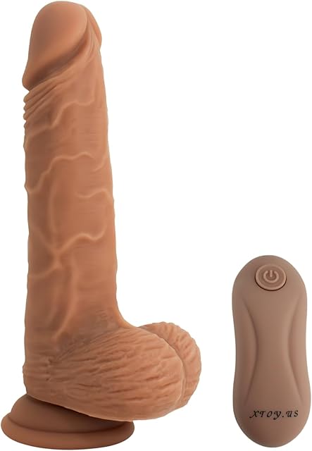Vibrating Dildos Vibrator Sex Toys for Consoladores Realistic Dildos 8?? Penis with Suction Cup for Hands Free Play, Heating Modes Anal Dildo with Remote Control Couple Adult Sex Toys & Games